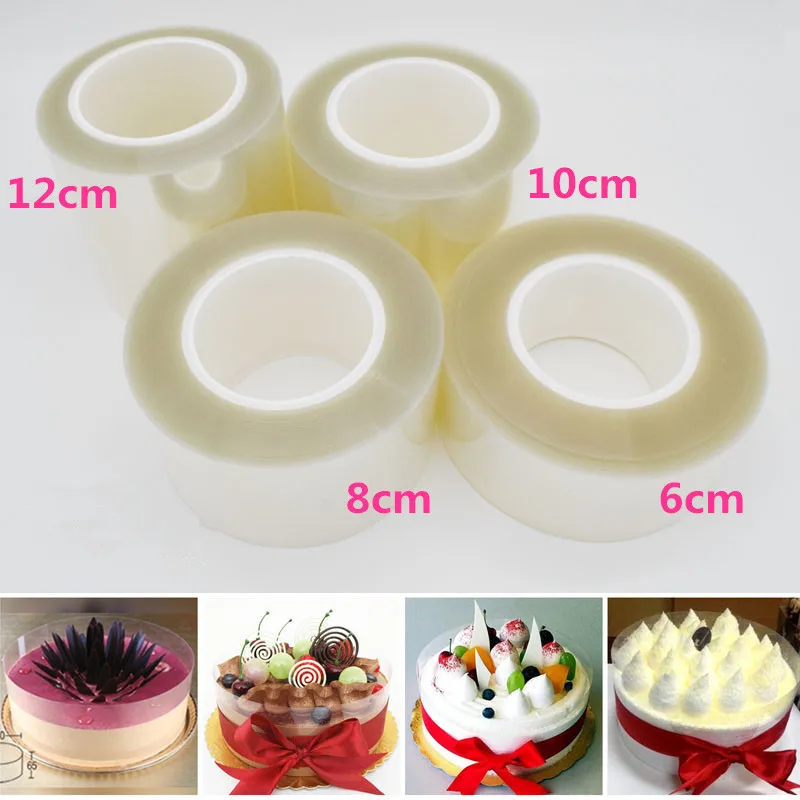 Transparent Mousse Wrap Edge Cake Baking Tape Dessert Necklace DIY Cake Decorating Multiple sizes Tools