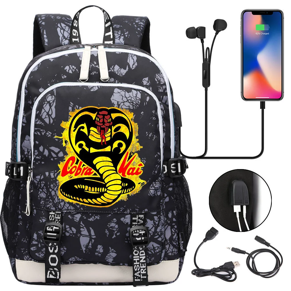 Ransel Isi Ulang USB Cobra Kai Youth 