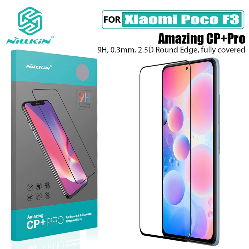 glass cover mobile For Xiaomi Poco F3 Screen Protector Nillkin CP+Pro H /H+Pro Tempered Glass Phone Film For Xiaomi Redmi K40 Anti-Explosion Glass iphone screen protector Screen Protectors