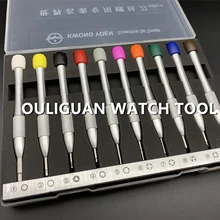 Новинка! Инструменты для ремонта часов 10 шт. RM/RLX/IWC/OMG/AP часы брендовый Набор отверток для часов высокого качества