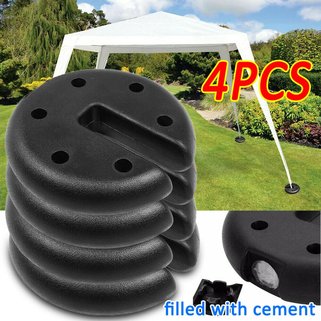 4pcs Outdoor Canopy Tent Leg Weights Heavy Duty Anchor Stand Umbrella