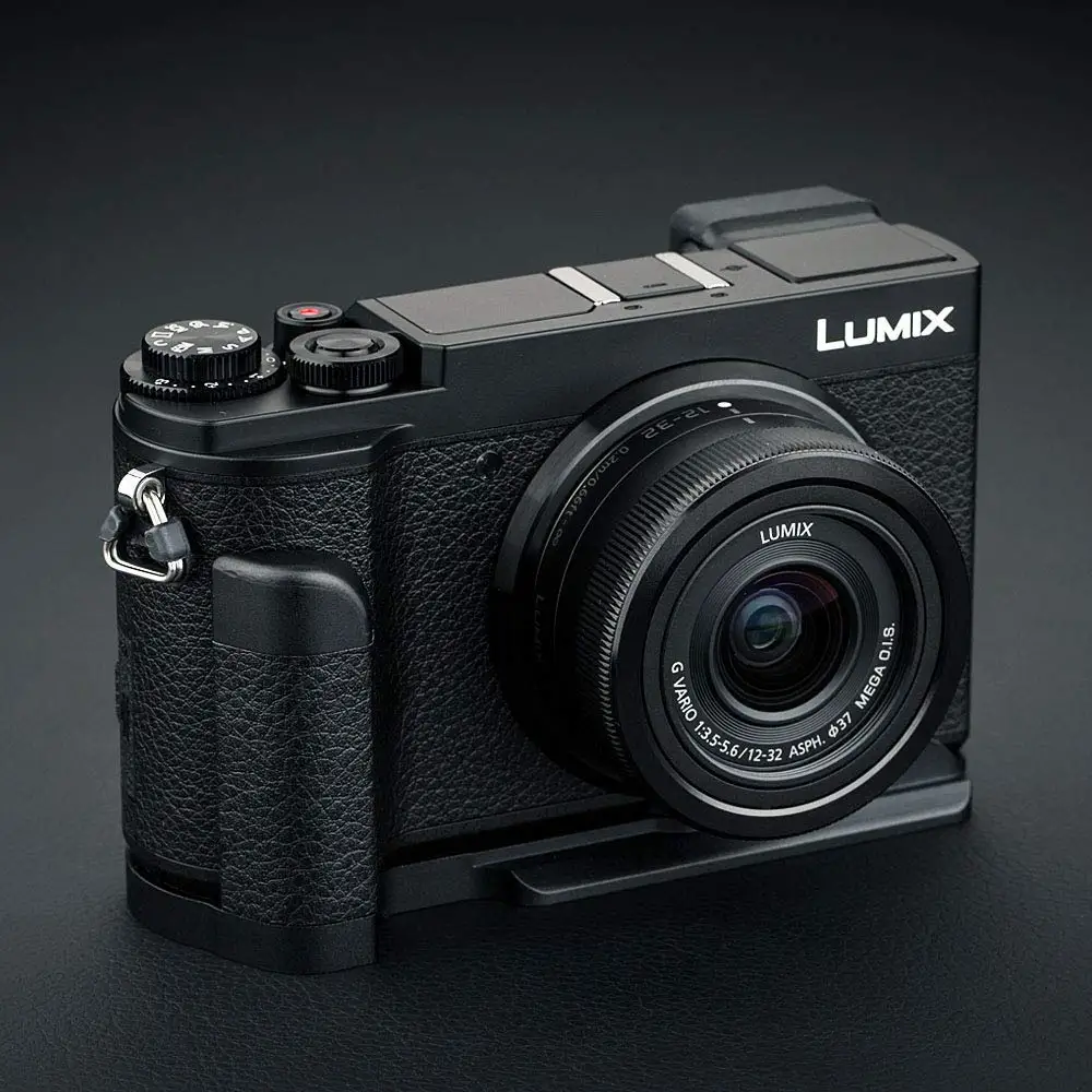 파나소닉 GX9 GX7 Mark II III GX7M3 GX7M2 GX85 GX80 용 핸드 그립 퀵 릴리스 플레이트 L 브래킷 삼각대 홀더 교체 DMW-HGR2