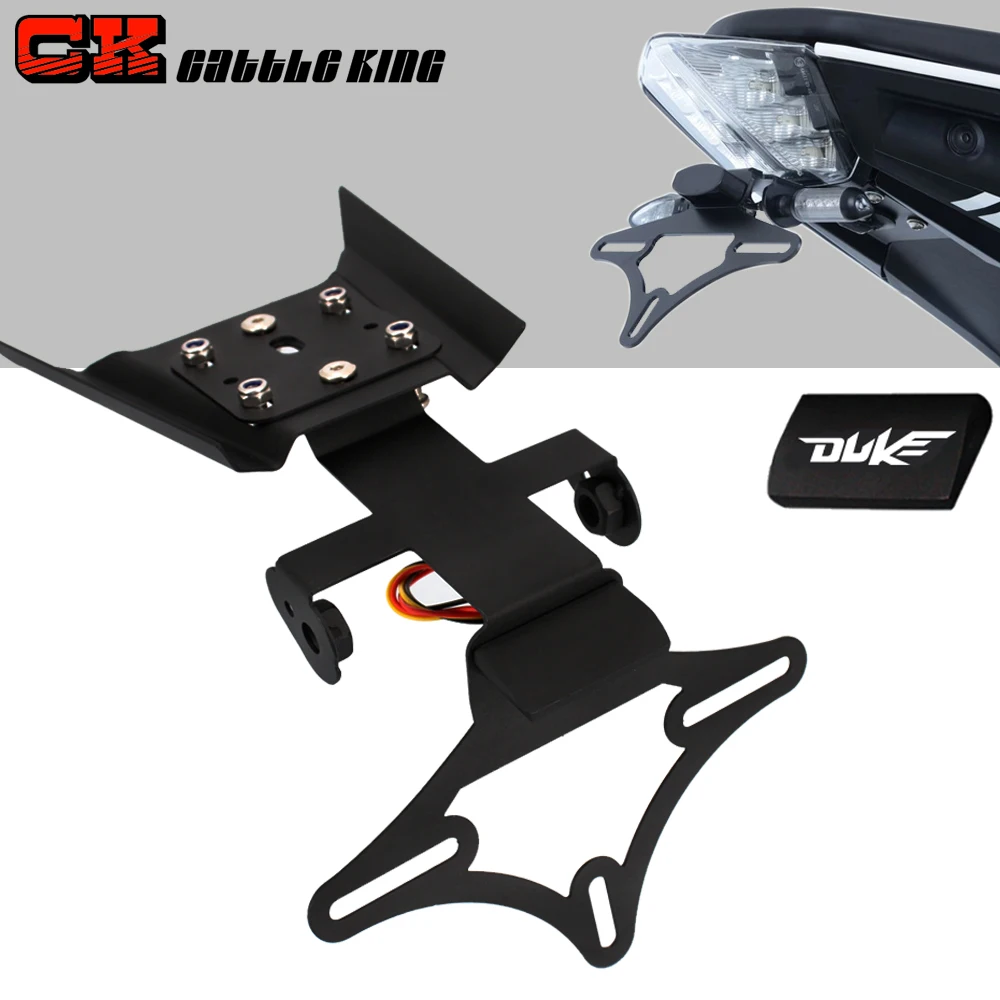 Suporte de matrícula para motocicleta, Fender Eliminator, KTM 125, 200, 250, 390, Duke 125, Duke 200, Duke 250, Duke 390