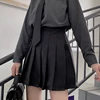 Solid Black Skirts