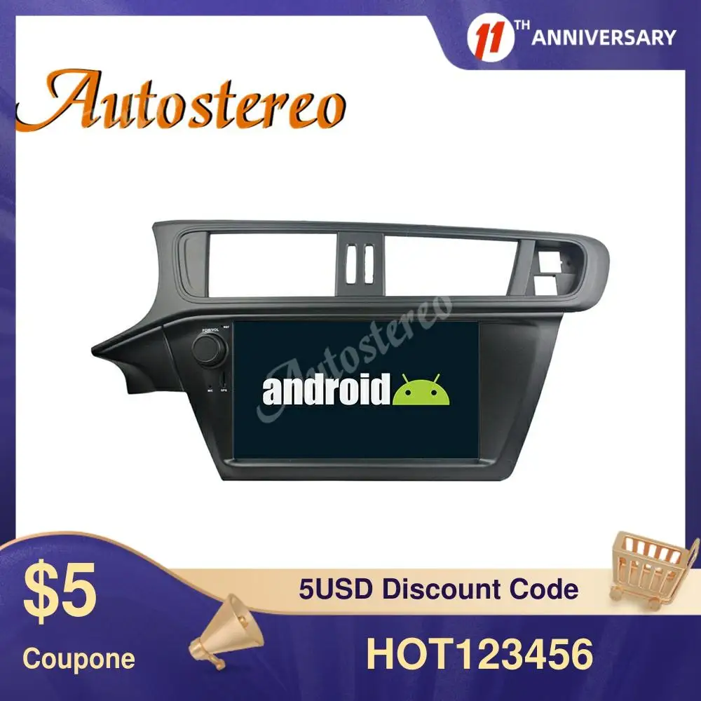 Android 9 0 автомобильный dvd-плеер GPS навигация мультимедийный плеер для Citroen C3-XR 2005-2011