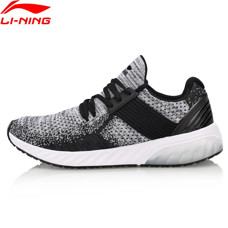 Мужские вязаные гелевые туфли Li Ning для повседневного ношения моно пряжа дышащая