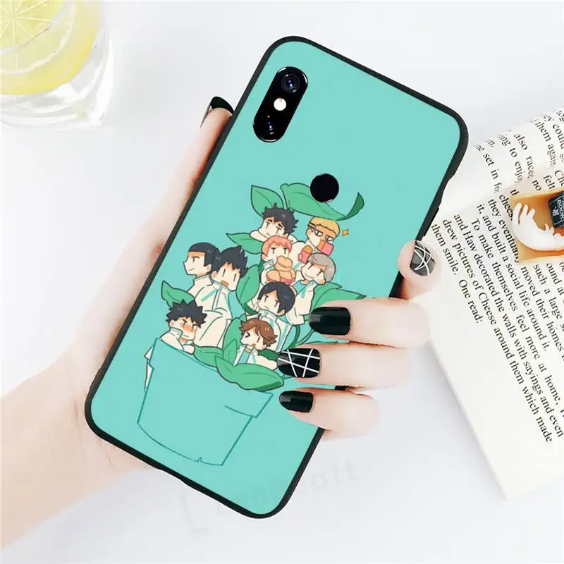 Haikyuu Bóng Chuyền Anime Nhật Bản Ốp Lưng Điện Thoại Xiaomi Redmi Note 4 4X5 6 7 8 Pro S2 PLUS 6A PRO Coque Vỏ Funda Thân Tàu xiaomi leather case cover Cases For Xiaomi