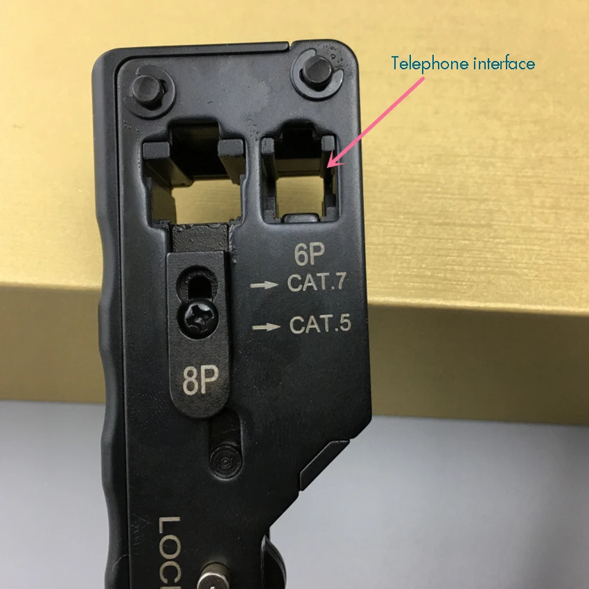 RJ45 обжимной инструмент с замком+ резак для зачистки проводов для Cat5 Cat6 Cat7 6 P, 8P обжимной инструмент для ремонта сети металлический зажим плоскогубцы