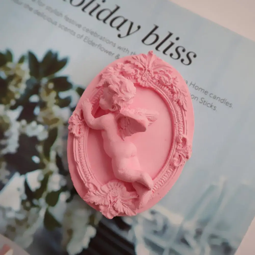 1 шт. 3D DIY милый ангел детская форма силиконовая форма для выпечки инструменты для украшения торта конфеты шоколадная глина формы для выпечки формы случайный