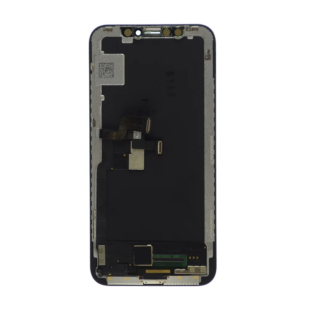 Для iPhone X мягкий OLED ЖК-дисплей с сенсорным экраном дигитайзер с рамкой в сборе черный GX Замена OLED для iPhone X