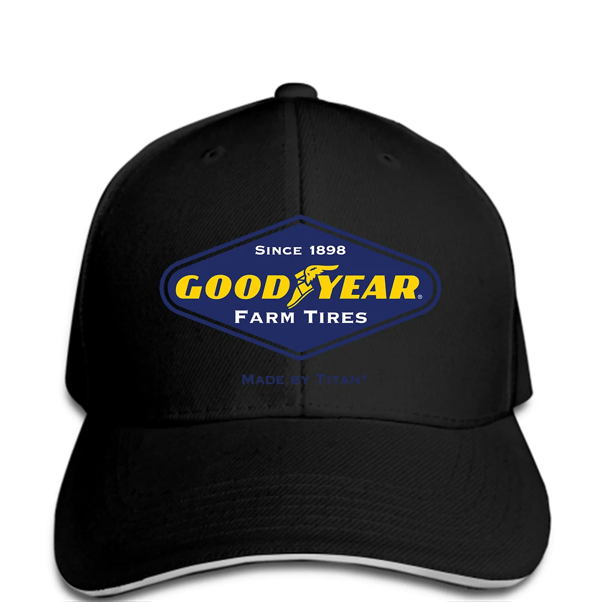 Мужская бейсбольная Кепка Goodyear с логотипом и графическим принтом, модная черная кепка для мужчин