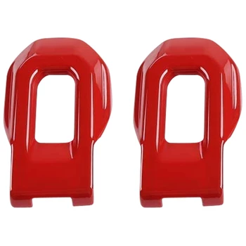 

Red Hood Latch Lock Catch Decoration Sticker Car Styling Mouldings for Jeep Wrangler JL 2018 Up