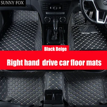 

Right hand drive/RHD for Audi A1 A3 A4 A6 A7 Q3 Q5 Q7 TT leather Anti-slip car-styling carpet liner