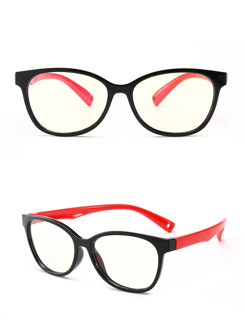 Оптические очки, оправа для детей, для мальчиков и девочек, близорукость, оправа для очков с линзами 0 градусов, простые зеркальные очки для детей, унисекс, F8142