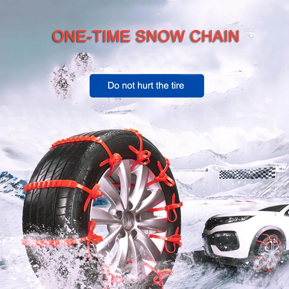 Автомобиль аварийное колесо шины Снег Противоскользящий Портативный нейлон снег аварийная цепь для автомобиля внедорожный автомобиль внедорожник зимняя безопасность вождения