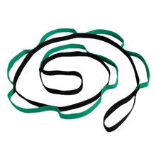 Удлиненный 2,5 метров вспомогательный эластичный ремень для йоги Натяжной ремень хлопок шнуровка гибкий пояс силовая тренировка