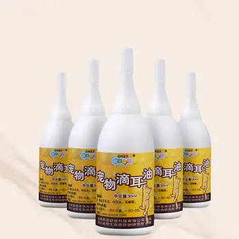 

30 ml Pet Ear Drop Oil Dogs Cats Odor Spotting Removers Health Control Disease Prevent Ears Care Cleaner