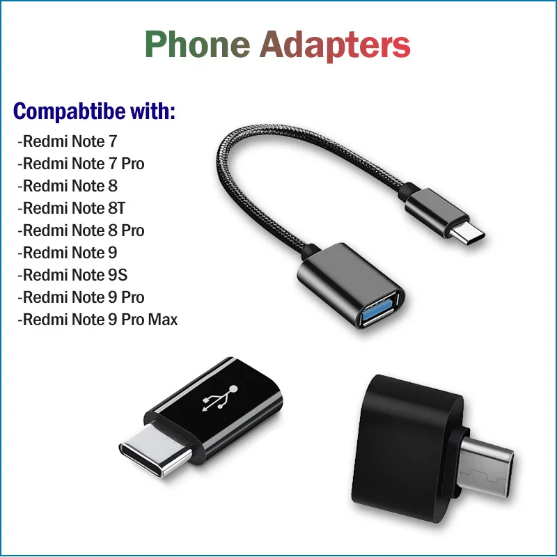 PRO OTG Power Cable Works for Xiaomi Mi Note with Power Connect to Any Compatible USB Accessory with MicroUSB 