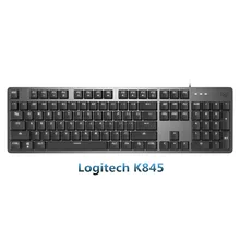 Logitech K845 104 usb-ключи Проводная Подсветка механический Cherry красный коммутатор игровая клавиатура для Win7/8/10 19Sep24