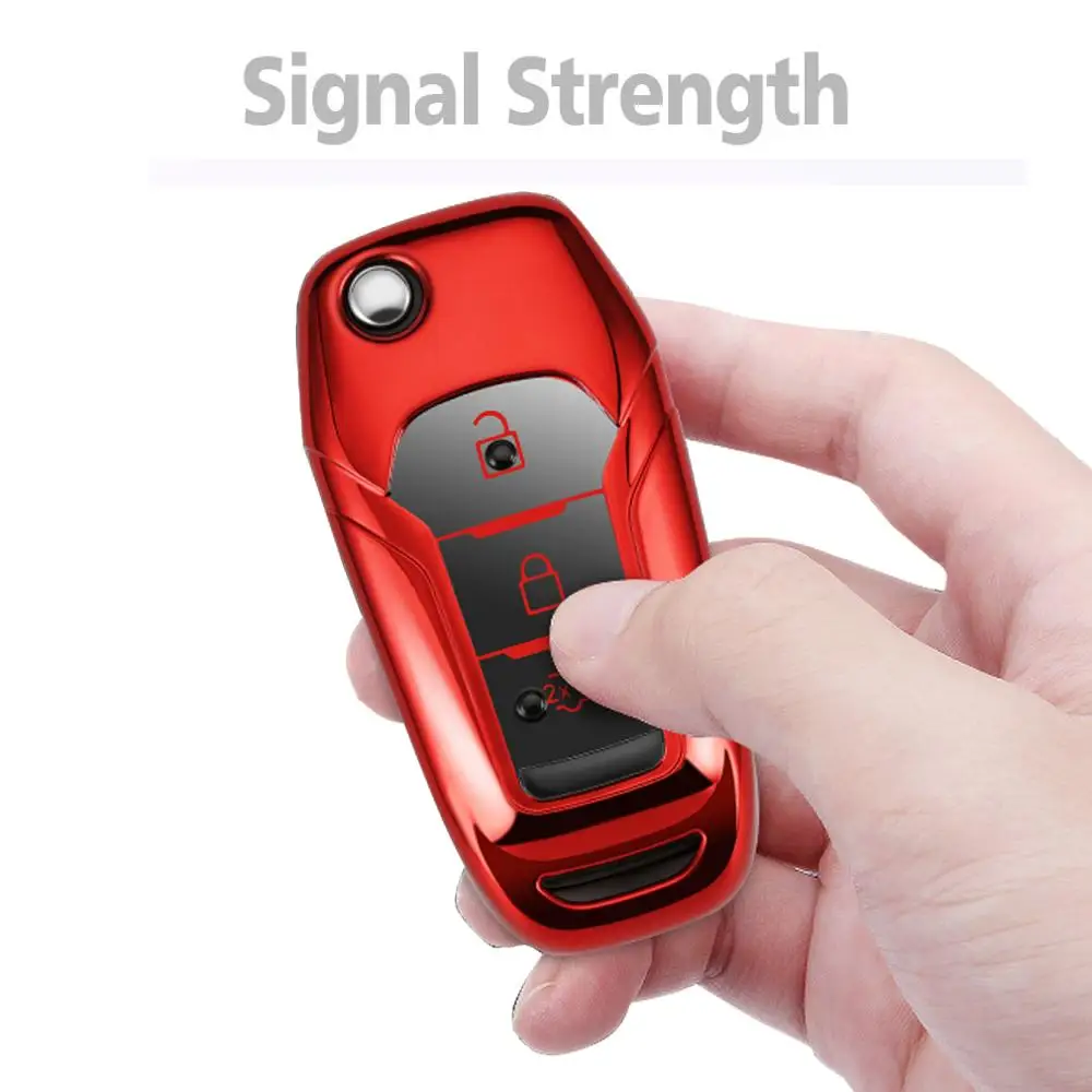 Soft TPU Case Car Key Cover For Ford Fusion Fiesta Escort Mondeo Everest Ranger Accessories Keychain Cap Holder | Украшения и