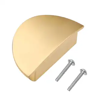 

4pcs Semicircle Drawer Cabinet Furniture Door Handles Knobs Wardrobe Hardware Pull Handle