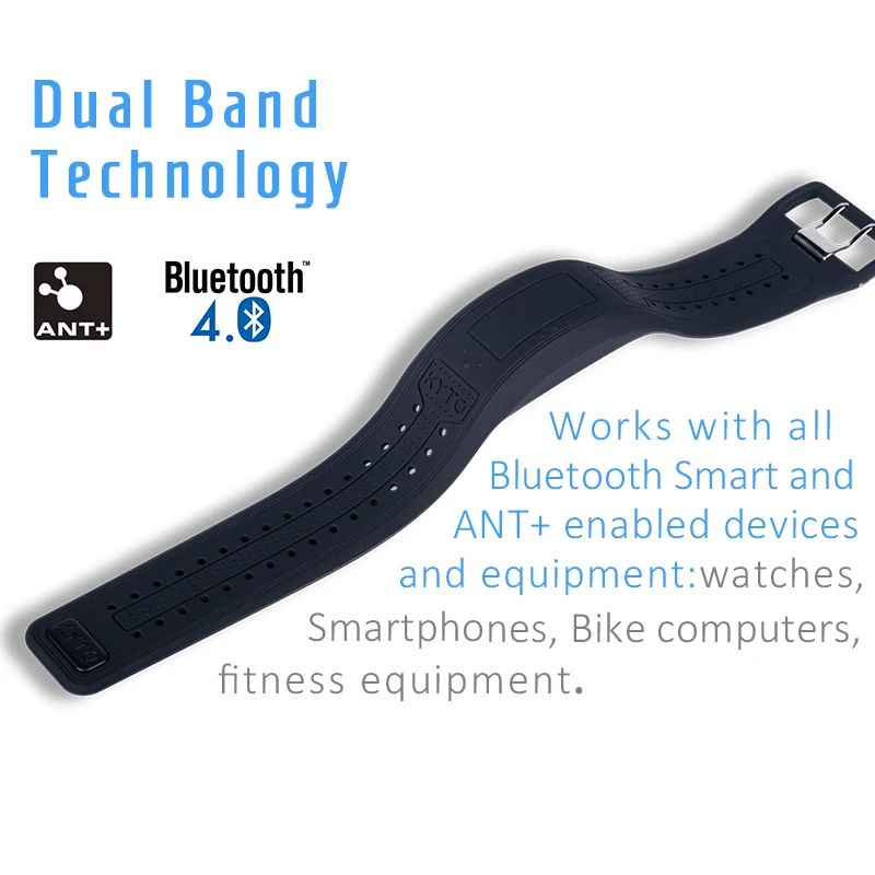 Браслет KYTO с пульсометром Bluetooth часы ANT + HRV браслет для велоспорта и фитнеса|ant