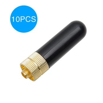 

10PCS ABBREE AR-805S SMA-Female Mini 5CM Walkie Talkie Antenna VHF UHF Dual Band For ABBREE AR-F6 F8 Baofeng UV-5R BF-888S UV-82