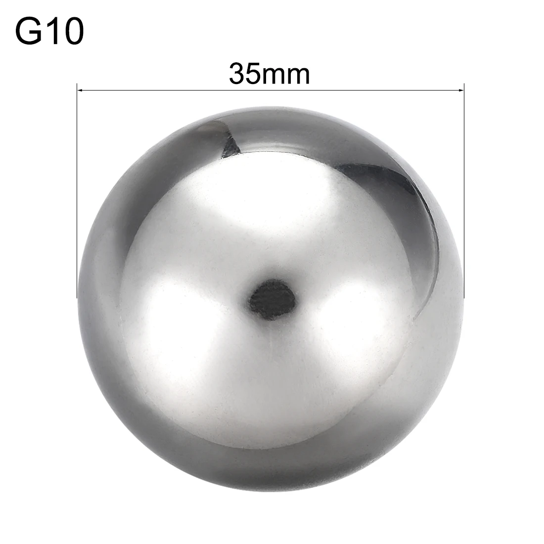 Uxcell 1-20pcs 스틸 베어링 볼 13mm 16mm 17mm 18mm 19mm 25mm 30mm 35mm 40mm G10 다양한 직경 정밀 크롬 스틸 볼