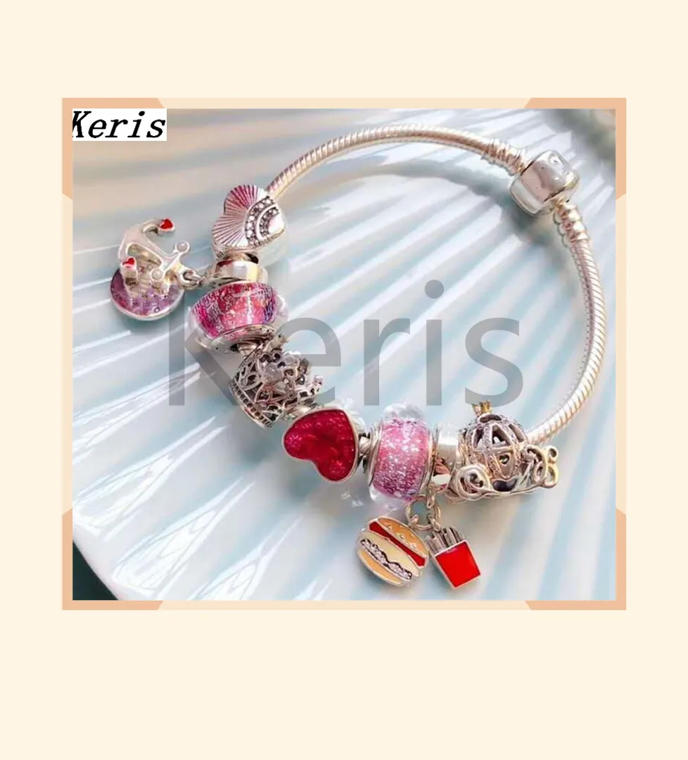 

High Quality Reproduction 1:1 100% Silver Anchor And Crown Car Glass Bracelet Free Of Charge