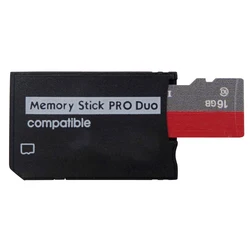 Memory Card Adapter for Micro SD To MS Pro Duo Adaptor Conventer Memory Stick Pro Duo Adaptor for Sony & PSP Series 1MB-128GB Memory Card Adapter for Micro SD To MS Pro Duo Adaptor Conventer Memory Stick Pro Duo Adaptor for Sony & PSP Series 1MB-128GB