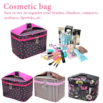 

Lady Makeup Organizers Cosmetic Box Storage Bags Cleanser Cream Lipstick Sundries Pouch Bathroom Organization Accessories Items