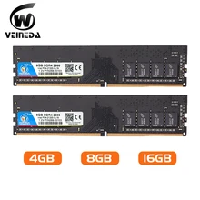 VEINED pc ram ddr4 4g 8gb 2133 2400 2666 mhz 1,2 v двухканальная материнская плата ddr 4 dimm память совместима со всеми Intel AMD настольный компьютер