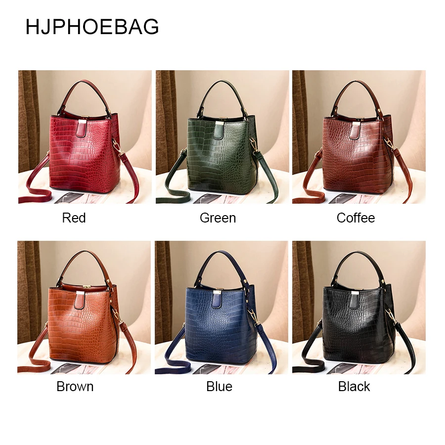 HJPHOEBAG модная крокодиловая сумка через плечо для женщин на дизайнерские женские
