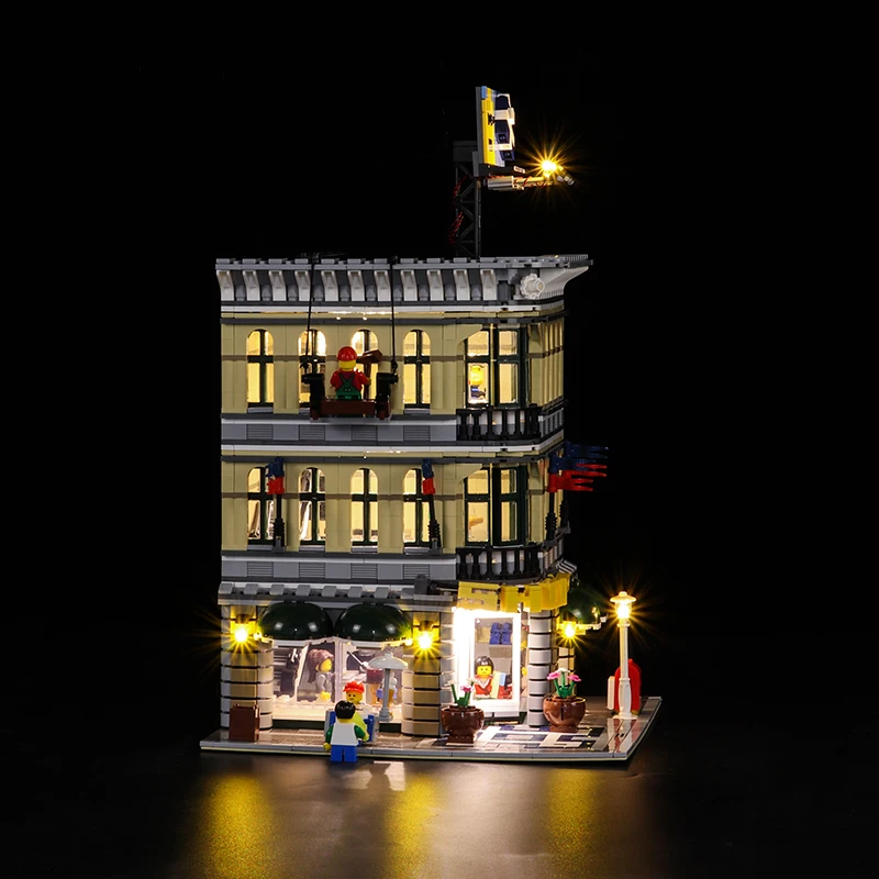 Светодиодная лампа для Lego 10211 строительных блоков большой магазин совместимая с