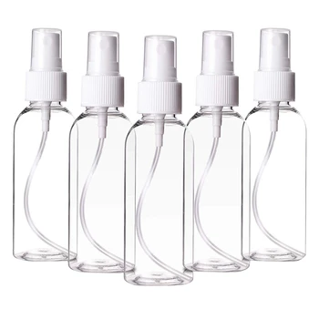

20 Pack Fine Mist Clear Spray Bottles 2.7Oz with Pump Spray Cap, Reusable and Refillable Small Empty Plastic Bottles for Travel,