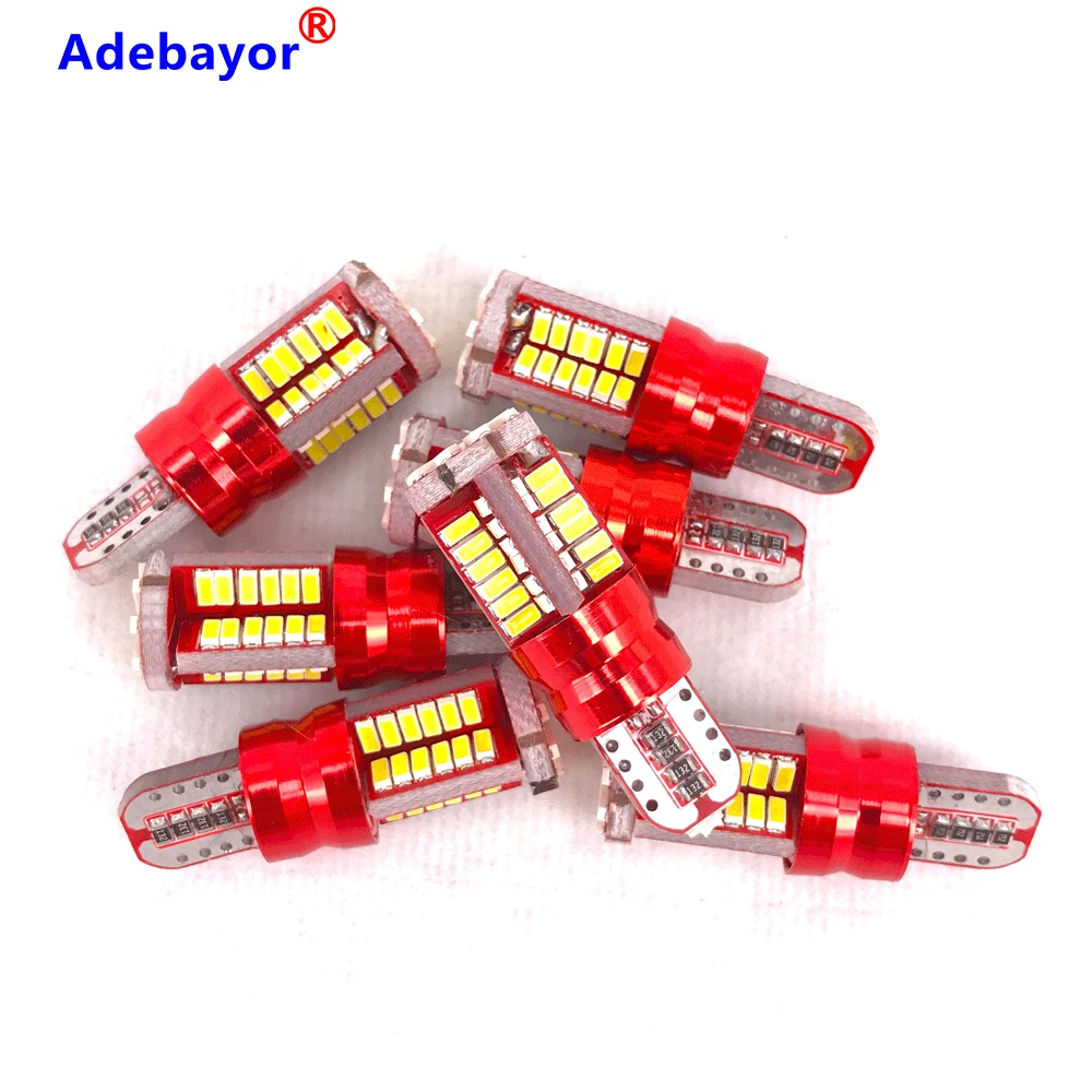 8 шт. светодиодные лампы T10 168 192 W5W 57 SMD 3014|Сигнальная лампа| |