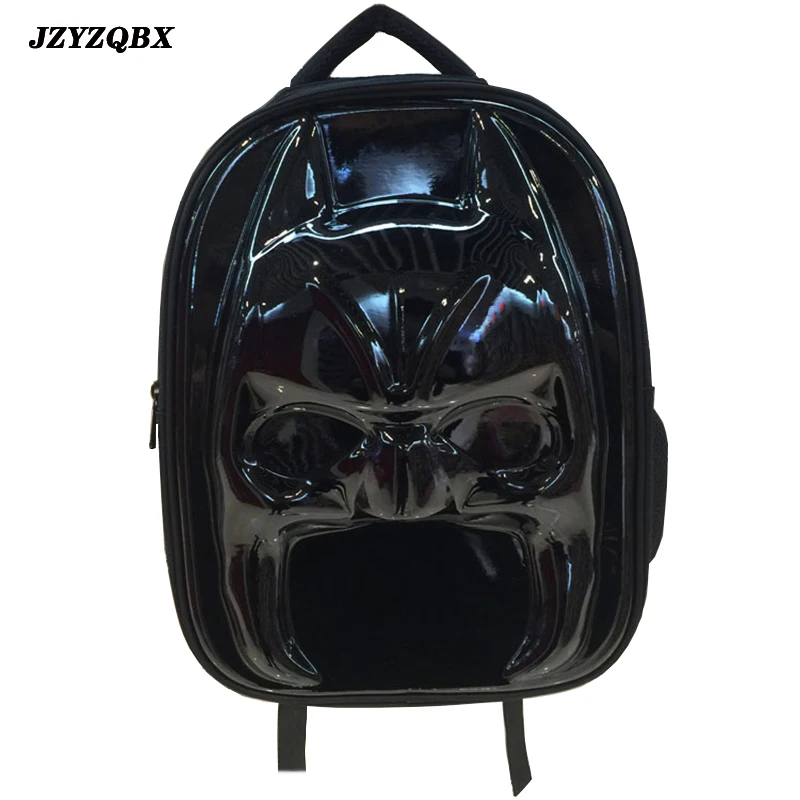 

JZYZQBX 3D Stereoscopic Batman School Bag Marvel The Avengers Backpack Teenager Multi-layer mochila School Backpack For Boy