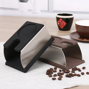 

Coffee Temper Stand, Sturdy Stainless Steel Tamping Stand for Coffee Machine and Coffee Tamper Storage Base with Silicone Mat