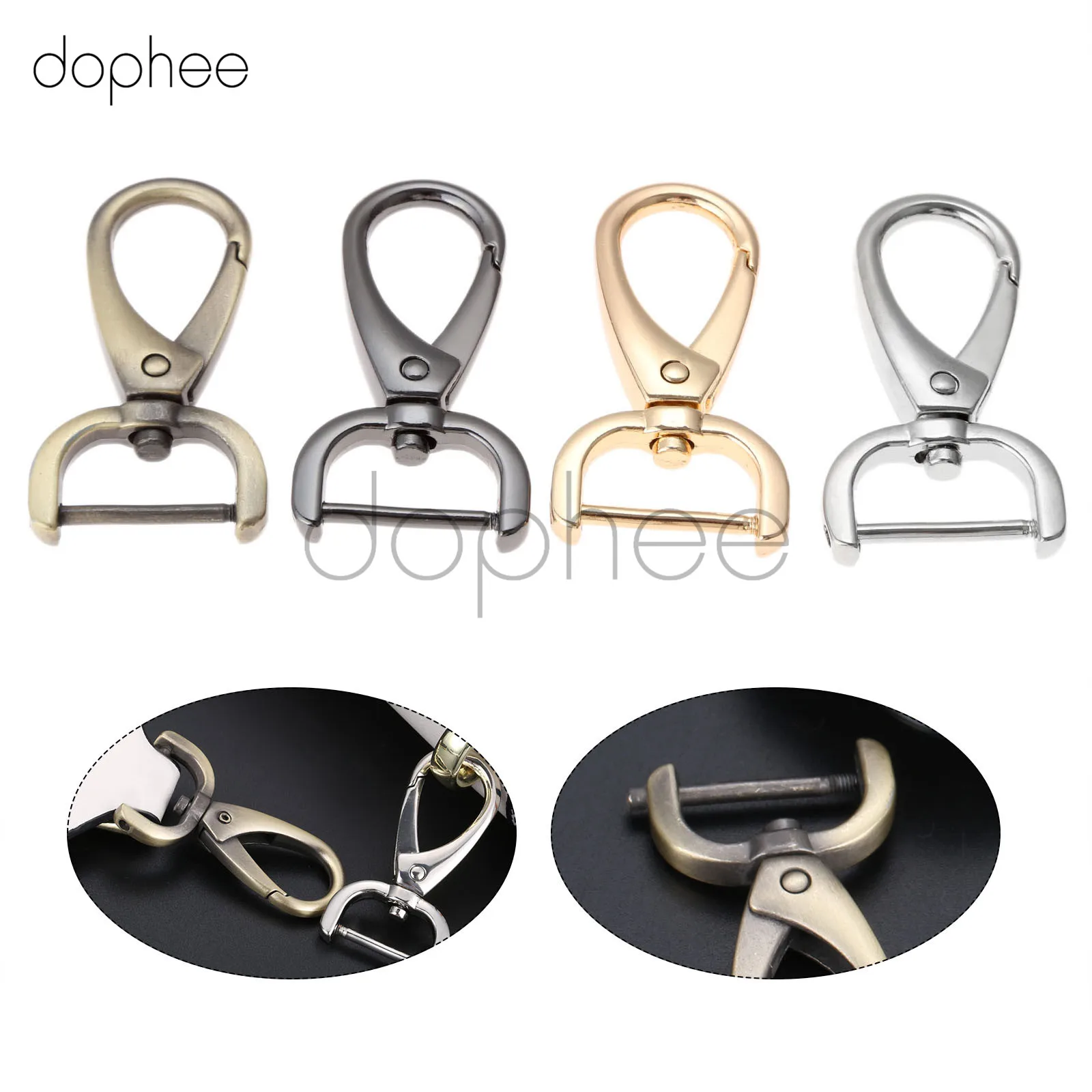Dophee 1 шт. сумка застежки поворотный замок-карабин зажимы для триггера крючок