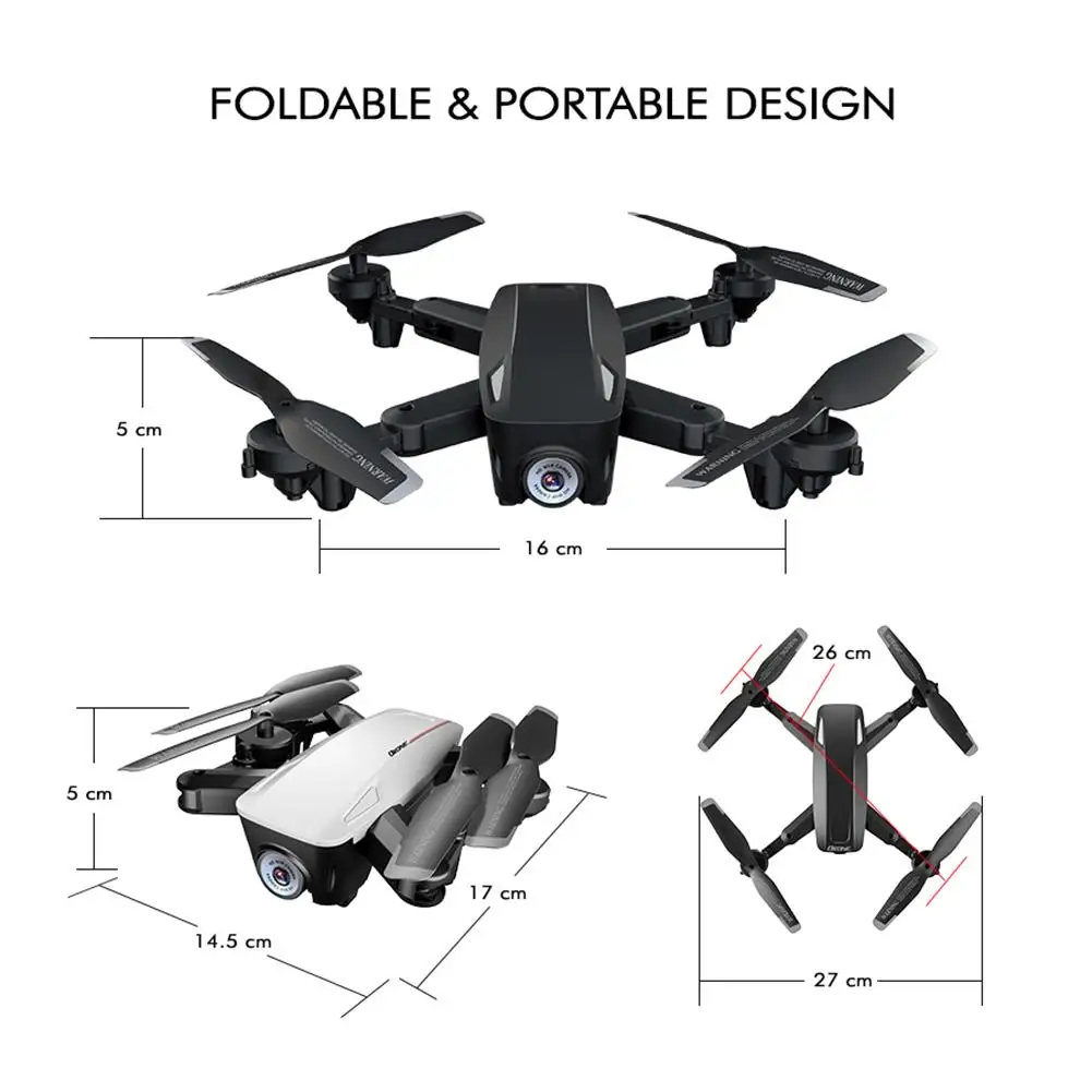 New D58 Drone 4k HD Wide Angle WIFI 