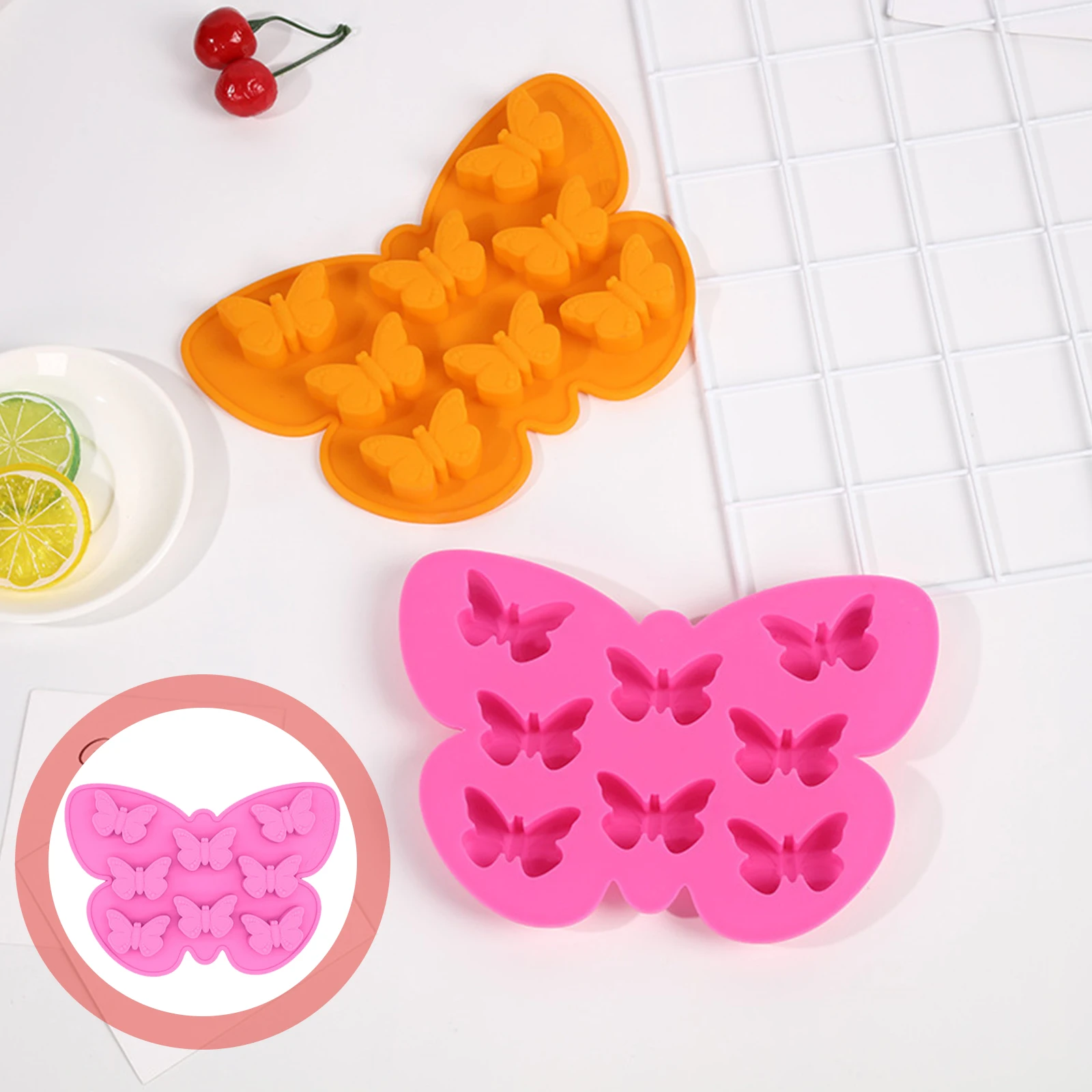 Butterfly Cake Mold Silicone Baking Mold Non stick Butterfly Shaped Ice