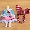 Dress up 17 cm 16 cm doll clothes domestic 8 points bjdOb11 baby clothes doll clothes skirt suitNewest Doll Clothes Suitable For