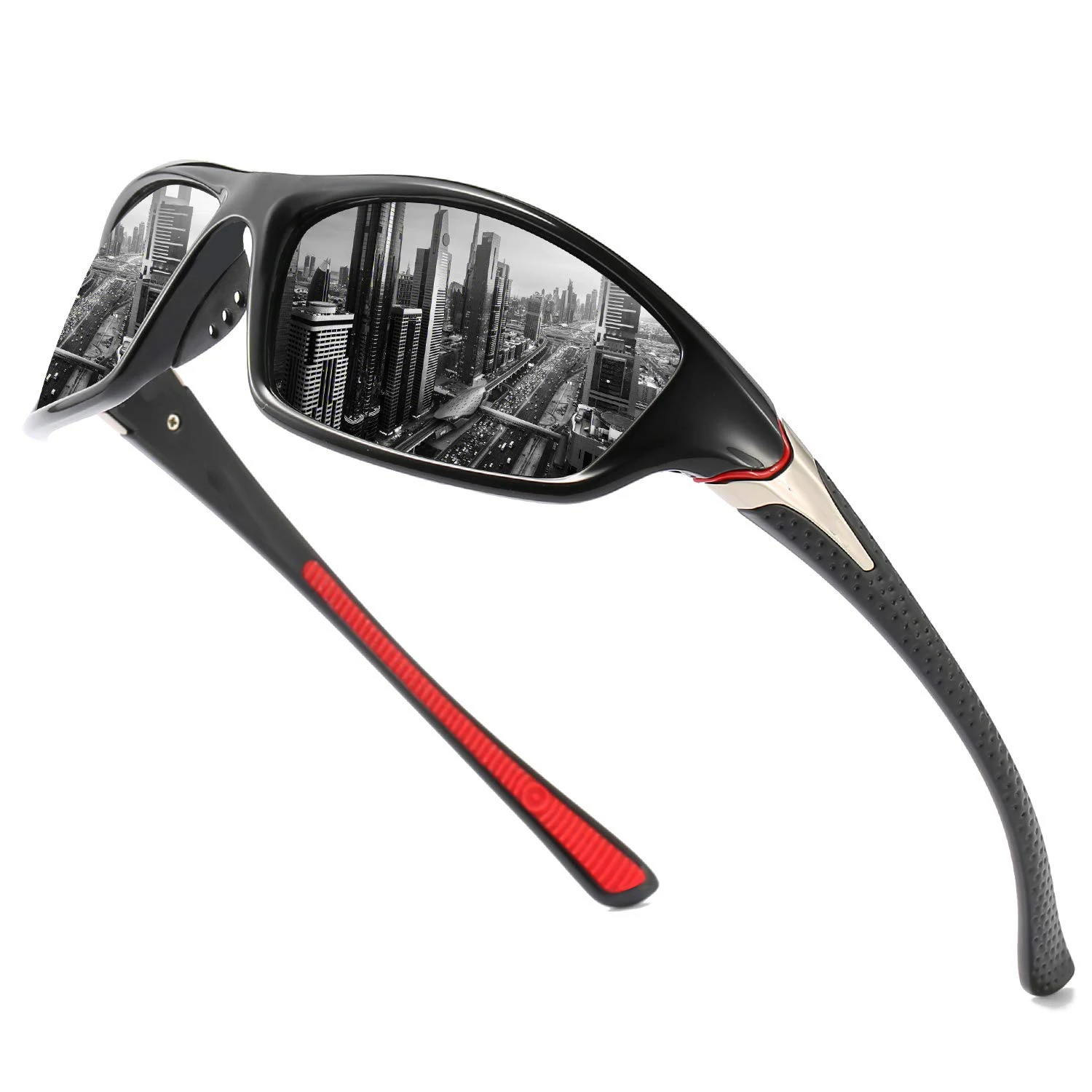 

TAC Sports Polarized Sunglasses Men's Bicycle Driving Fishing 100% Anti-UV Fashion Ultra-light Sunglasses