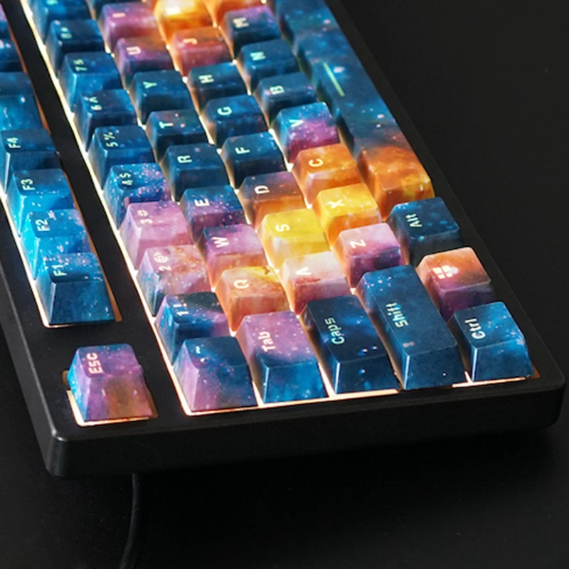 Клавишные колпачки с подсветкой, с кубической печатью, с положительной гравировкой, Pbt клавишами, светильник, для механической клавиатуры ANSI 87 104 FILCO