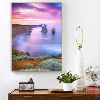 

Diamond Painting Landscape picture Round Drill Diamond 5D Embroidery Cross Stitch kit diy living bedroom room Home Decoration