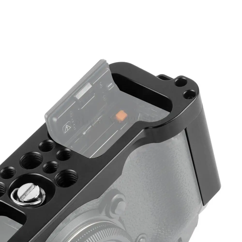 CNC Алюминий DSLR Камера клетка для ЖК дисплея с подсветкой Fujifilm XT3 X T3 и T2 ручка
