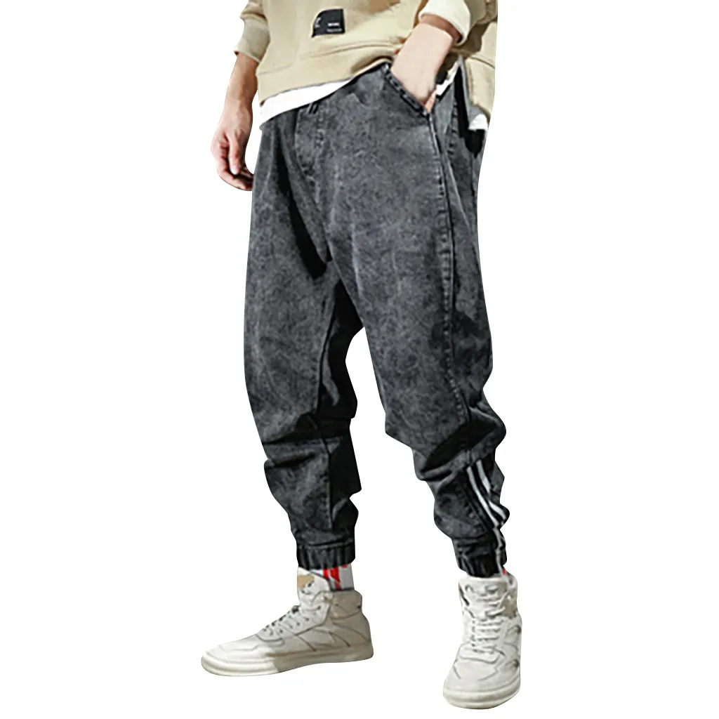 Брюки мужские уличные повседневные уличные однотонные рабочие брюки мульти-Спортивные Брюки с карманами pantalones hombre