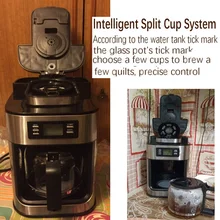 220 В 1200 мл электрическая Кофеварка, бытовая полностью автоматическая капельная Кофеварка, чайник, кофейник, Кухонная техника 1000 Вт