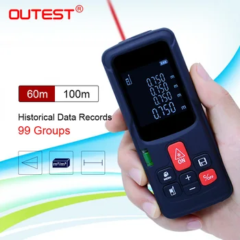 

OUTEST Laser Rangefinder 60m/100m Handheld Laser Distance Meter Accurate Measurement Measure Build Device Roulette Trena Ruler