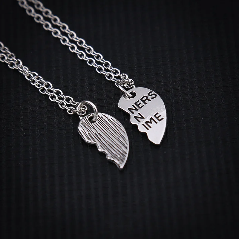 RONGQING 12set/lot New Promotion High quality Silver Love Long Statement Necklace From Factory 2019 hot | Украшения и аксессуары